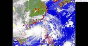 強颱風韋森特的衛星雲圖動畫 Satellite animation of Severe Typhoon Vicente