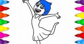 Inside Out JOY Coloring Pages