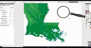 Map of Louisiana's parishes