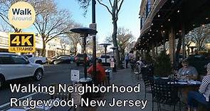 【4K60】 Walking - Ridgewood, New Jersey (Best Place to live in Bergen County)