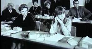 Working in a telephone exchange, 1960's -- Film 3792