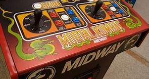 Midway's classic MORTAL KOMBAT Arcade Machine - The Original, Coin Operated Cabinet You Remember....