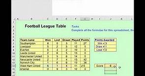 Football league table