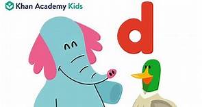 The Letter D | Letters and Letter Sounds | Learn Phonics with Khan Academy Kids