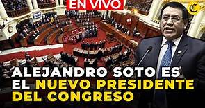 Alejandro Soto es el nuevo presidente del Congreso de la República
