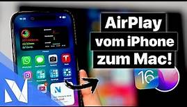 AirPlay vom iPhone/iPad zum Mac - so geht's (iOS 16) | Nils-Hendrik Welk