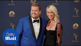 James Corden and wife Julia Carey look smitten at Emmy Awards