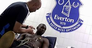 Exclusive footage of Yannick... - Everton Football Club