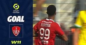 Goal Noah FADIGA (18' - SB29) FC NANTES - STADE BRESTOIS 29 (4-1) 22/23