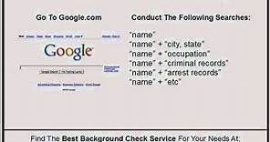 Free Background Checks Online: How To Do Background Checks For Free!