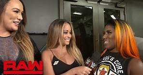Nia Jax and Ember Moon discuss their new friendship: Raw Exclusive, Sept. 24, 2018