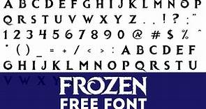 [DOWNLOAD] Free Frozen 2 Font