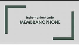 Musik: Membranophone einfach und kurz erklärt