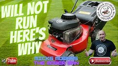 Lawn Mower Will Not Start Here's Why Briggs And Stratton Engine #howto
