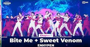 [#2023MAMA] ENHYPEN (엔하이픈) - Bite Me + Sweet Venom | Mnet 231128 방송