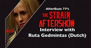 Ruta Gedmintas (Dutch) Interview - The Strain AfterShow - Season 1 | AfterBuzz TV