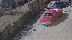 Laundry heist: Men steal new washers and dryer from Detroit apartments, drive off in bright red truck