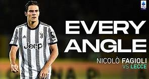 Nicolò Fagioli’s wonderful curler | Every Angle | Lecce-Juventus | Serie A 2022/23