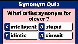 Synonym Quiz | English Grammar | English Test | Question and Answer