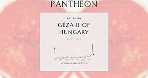 Géza II of Hungary Biography - King of Hungary and Croatia from 1141 to 1162