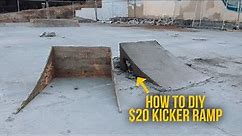 How To DIY Spot // $20 Kicker Ramp