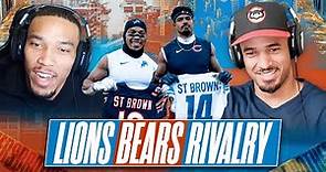 Amon-Ra St. Brown Talks Trash & Tries to Get Inside Info on Bears w/ Equanimeous | Bears vs Lions