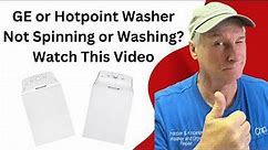 Troubleshoot and Repair a GE Washing Machine That Won't Spin or Wash