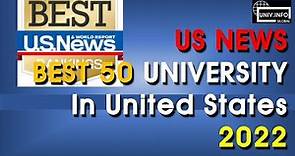 !!!NEW RANKING!!! 2022 US NEWS TOP UNIV 50 in US