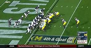 Karan Higdon Touchdown vs. Penn State