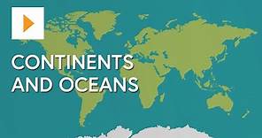 Continents And Oceans