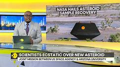 NASA's first asteroid sample reaches earth