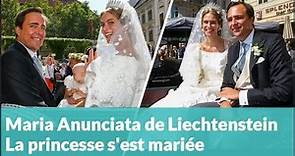 Maria Anunciata de Liechtenstein La princesse s'est mariée