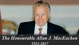 Allan J. MacEachen - A celebration of Life