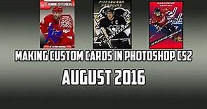 Making a Simple Hockey Card in Photoshop CS2