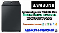 Lavadora Samsung 23kg WA8800B Manual e calibração ￼
