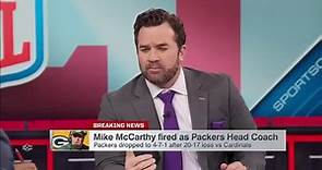 Packers' Mike McCarthy firing after loss to Cardinals shocks Jeff Saturday | SportsCenter