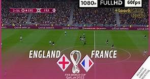 INGLATERRA vs FRANCIA | Mundial Qatar 2022 • Cuartos de final | SimulaciónRealista