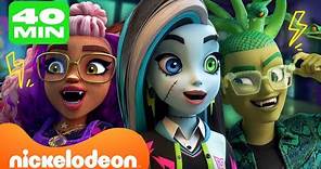 Monster High | 40 MINUTOS de los MEJORES momentos de Monster High 🦇 | Nickelodeon en Español