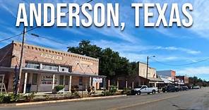 Anderson, Texas! Drive with me through a tiny Texas town!