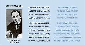 Learn Spanish with Poetry (1) - Antonio Machado - Spanish Reading - Poem