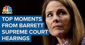 Watch the top moments from Amy Coney Barrett's Supreme Court confirmation hearings
