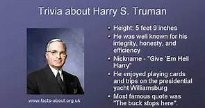 President Harry Truman Biography