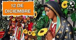 Virgen de Guadalupe en México 12 de diciembre día de la celebración