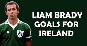Liam Brady International Goals for Ireland