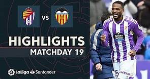 Resumen de Real Valladolid vs Valencia CF (1-0)