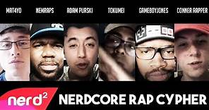Nerdcore Rap Cypher - Adam Purski ft. NemRaps, Mat4Yo, Tokumei, GameboyJones & Connor Rapper
