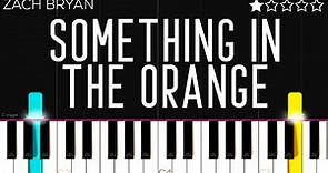 Zach Bryan - Something In The Orange | EASY Piano Tutorial