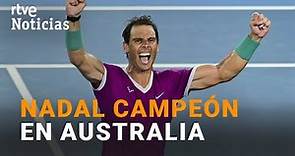 RAFA NADAL gana el OPEN DE AUSTRALIA, único tenista que alcanza los 21 GRAND SLAM I RTVE