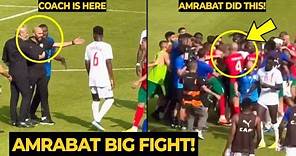Sofyan Amrabat DEFENDS his coach from his FIGHT during Morocco vs Congo | Manchester United News