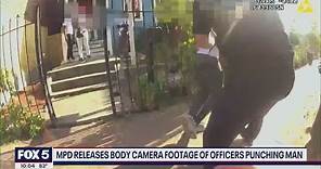 DC police release body cam footage after viral video showed officer punching man during arrest
